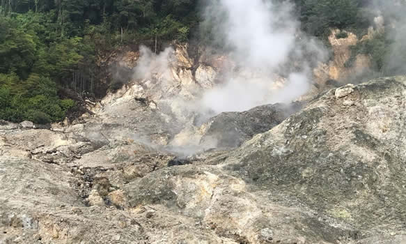 The Drive-In Volcano at Sulphur Springs, Soufriere, Saint Lucia